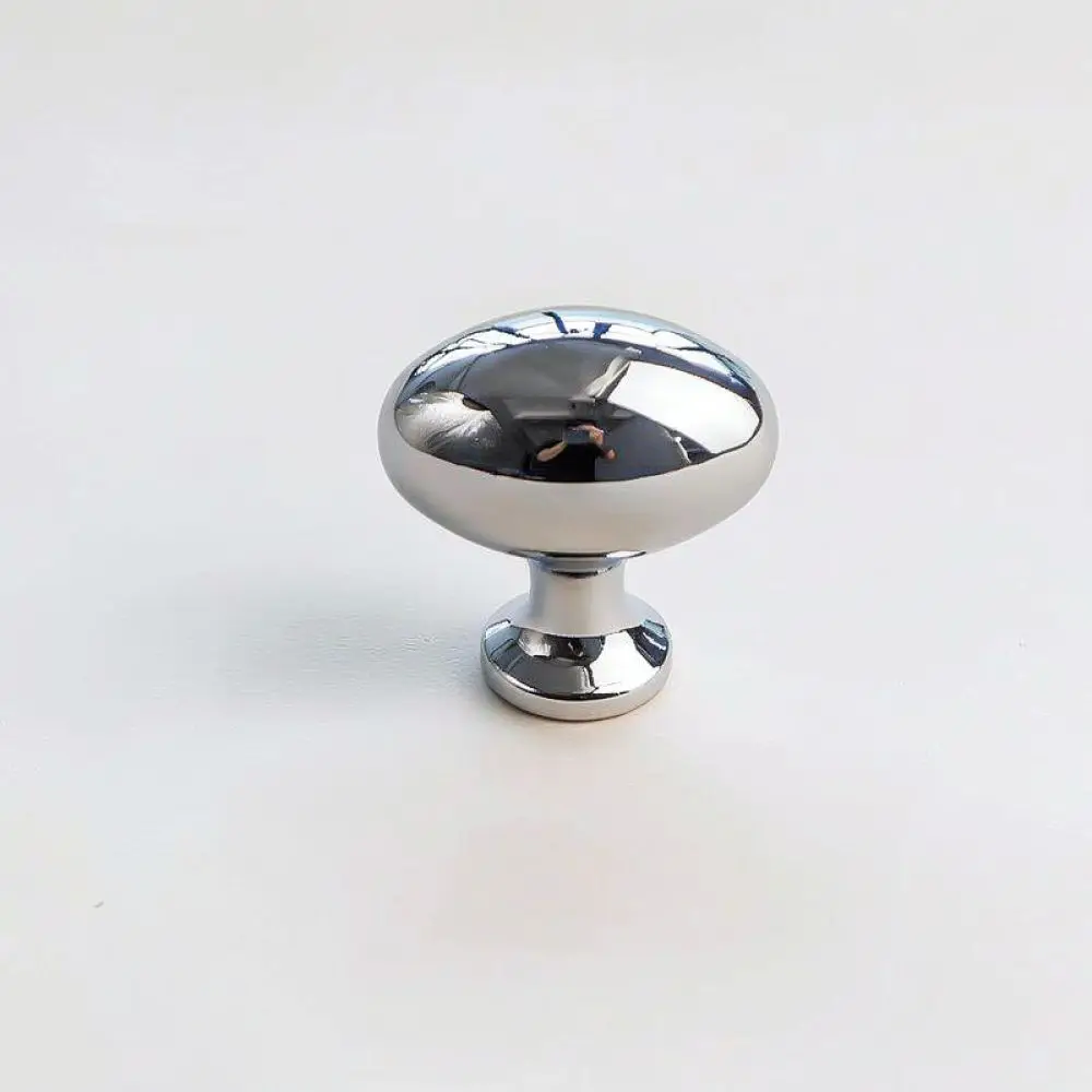 Minimalist Titanium Silver Furniture Handle French Retro Zinc Alloy Drawer Knob For Cabinet Wardrobe Closet Door Hardware Pull