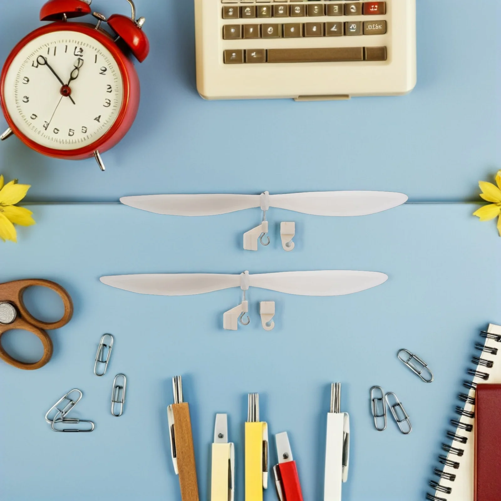 

20Pcs Airplane Propeller Mini Plastic Replacement Spare Parts 7.07 Inch Rubber Band Powered Glider Plane Accessories