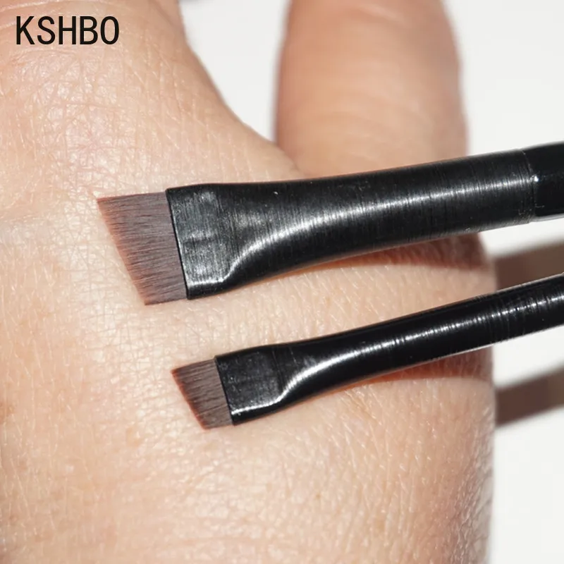 Скошенные кисти для бровей KSHBO из нейлона, 2 шт. — фото товара