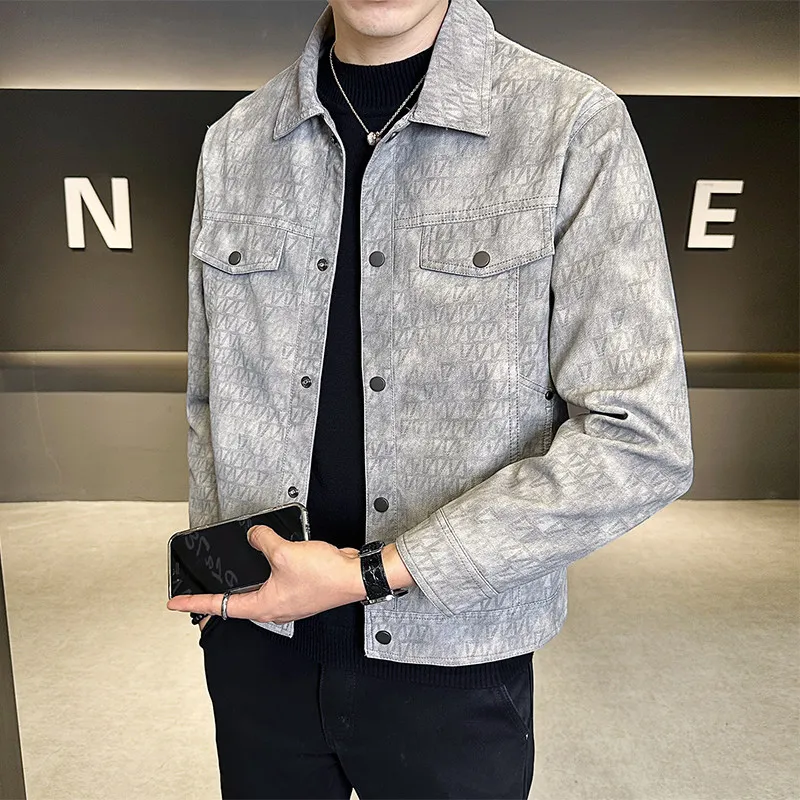 

Кожаное пальто Slim Fit ort для молодежи, маленький размер, модный байкерский тюнер с откидным воротником, крутой бренд XS ort, пальто для мужчин