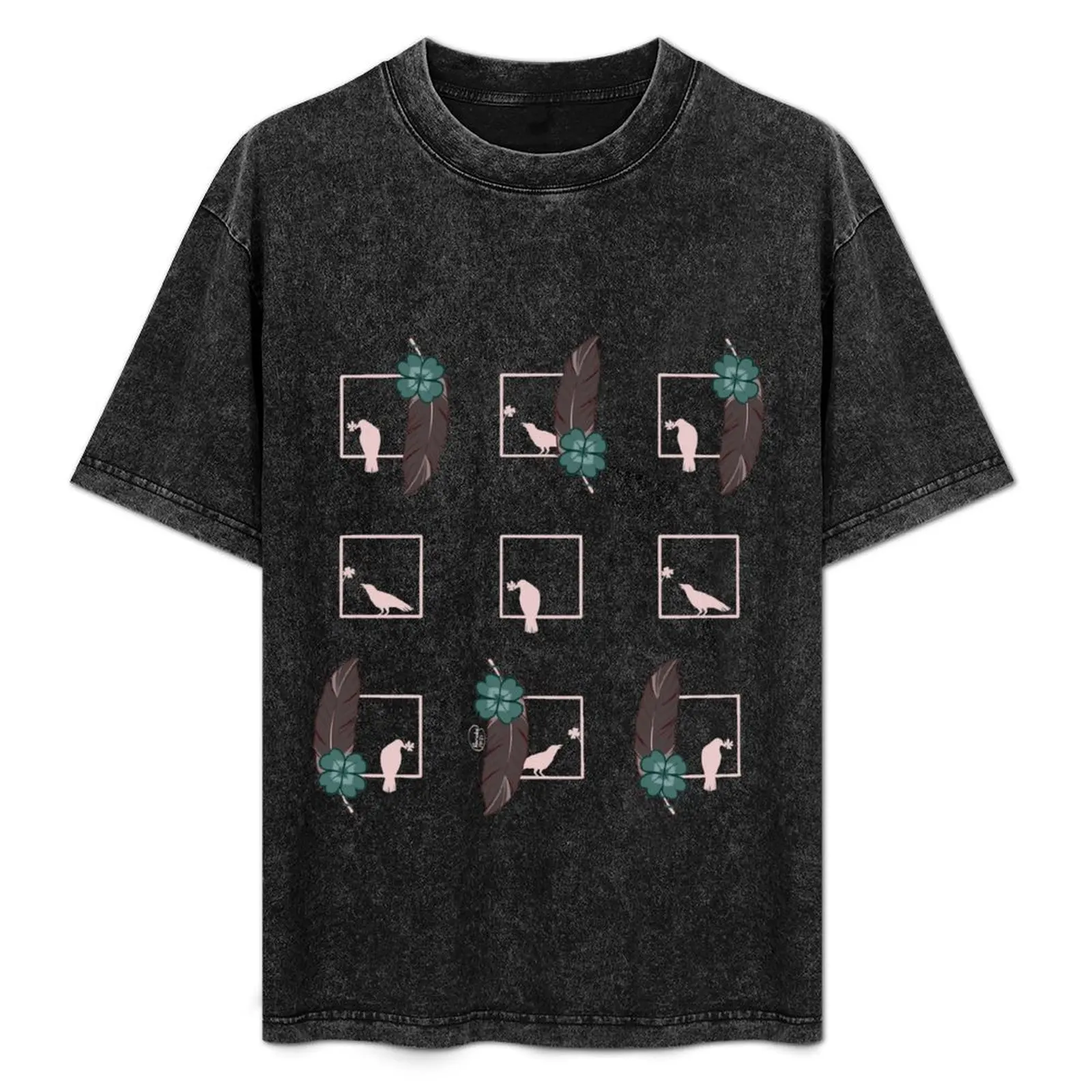 

Feather Clover T-Shirt Active Wear Sports T-Shirt for Men
