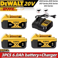 Original packagDewalt 20V battery, 6.0Ah/9.0Ah rechargeable lithium-ion battery, DCB200 DCB205power tool replacement battery
