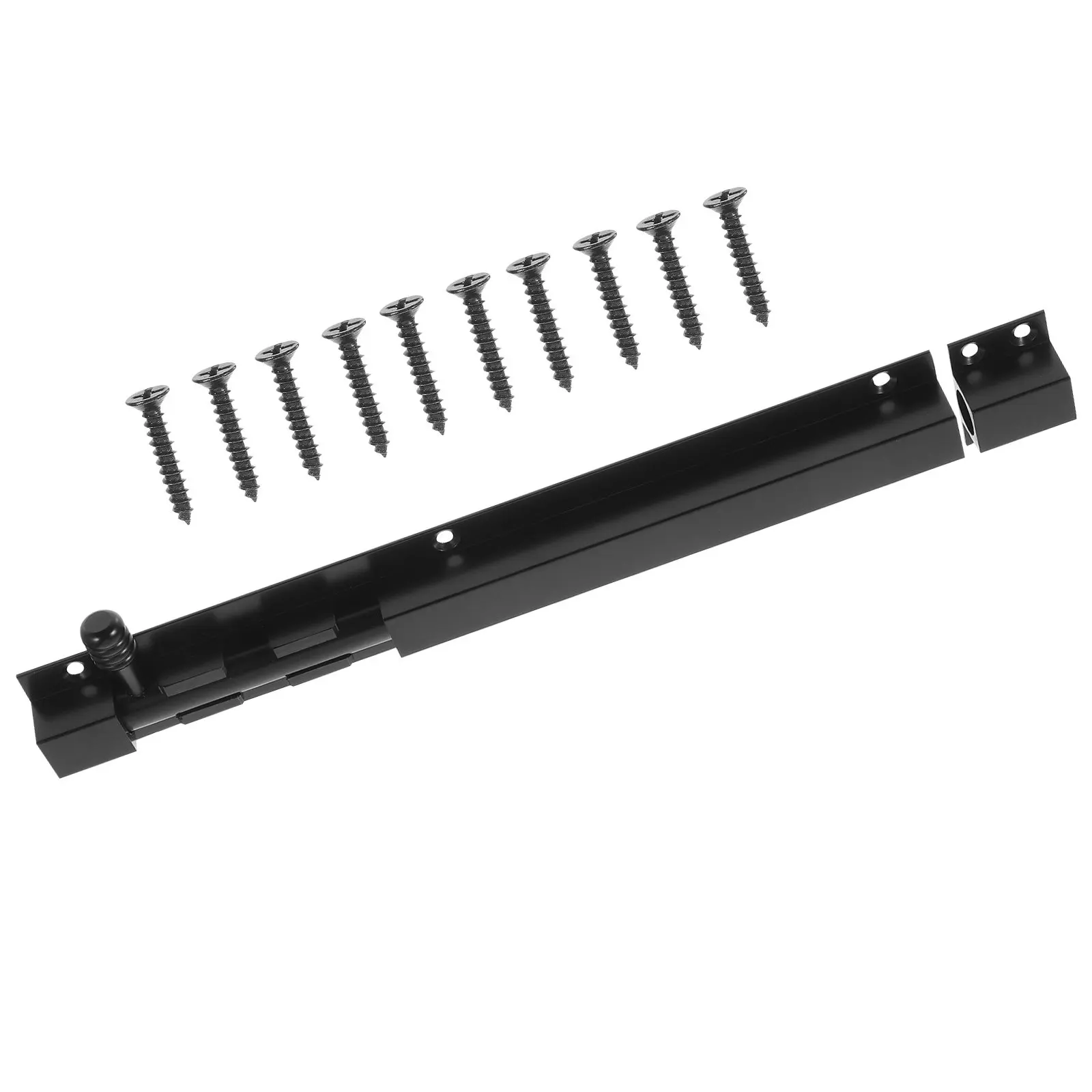 Aluminum Alloy Anti-Theft Door Latch Bolt Sliding Barrel Bolt Strong Rust-Proof Sliding Lock for Bathroom Kitchen Gate Doors