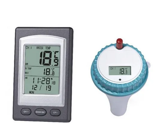 Wireless Thermohygrometer Floating Swimming Pool Thermometer WD1228