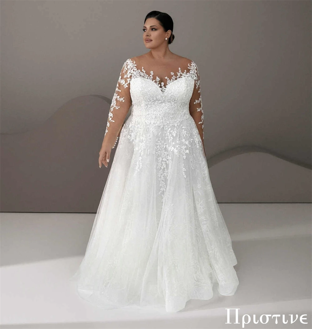 Vestido de novia exquisito de Organza blanca elegante de talla grande personalizado vestidos de novia apliques de lujo fiesta nupcial de alta calidad