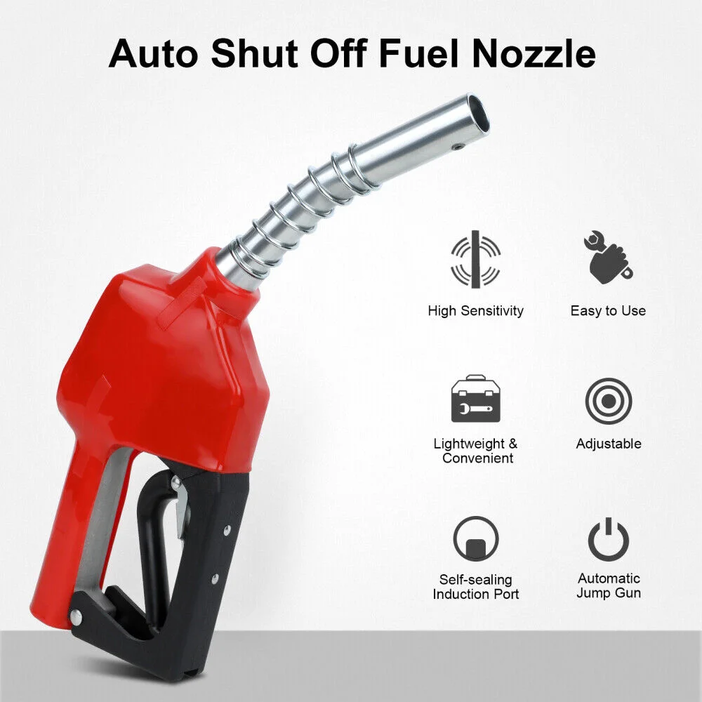 Stainless Steel refilling nozzle gun Automatic Cut off Fuel Refilling Nozzle Diesel Oil Dispensing Tool Oil Water Refueling Gun