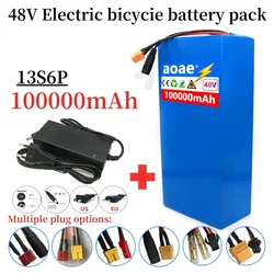 New Original 48V 100ah 13s6p Lithium Battery Pack 48v 100000mAh 2000W Citycoco Motorized Scooter Batteries Built in 50A BMS