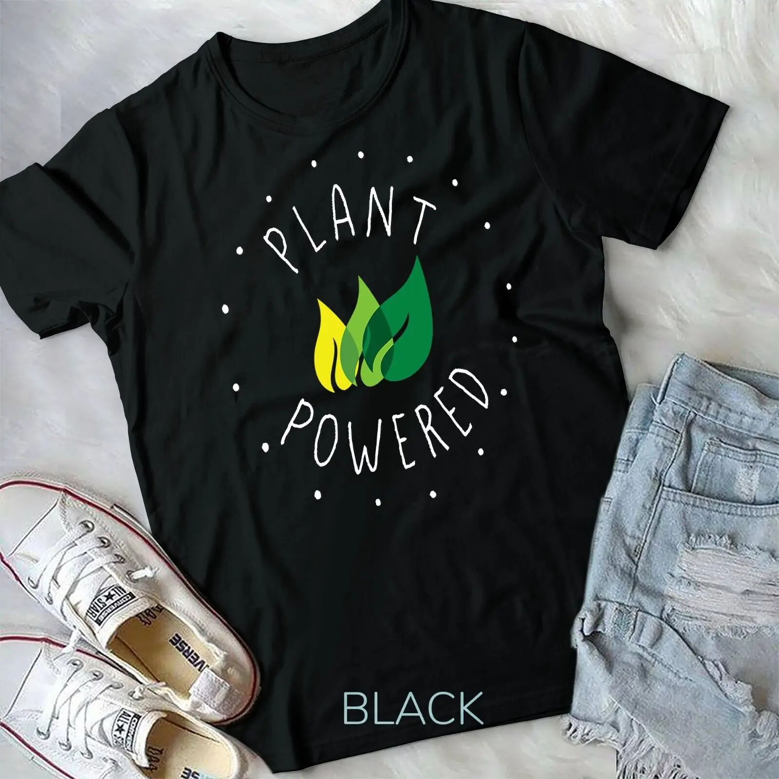 

PLANT POWERED for Vegan, Vegetarian and Plant Based T-Shirt Unisex T-shirt