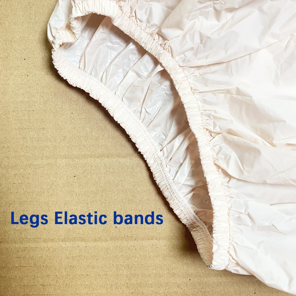 성인용 요실금 기저귀 커버, 활동 중에도 소음 없이 방수되는 플라스틱 팬츠, 일상 사용용