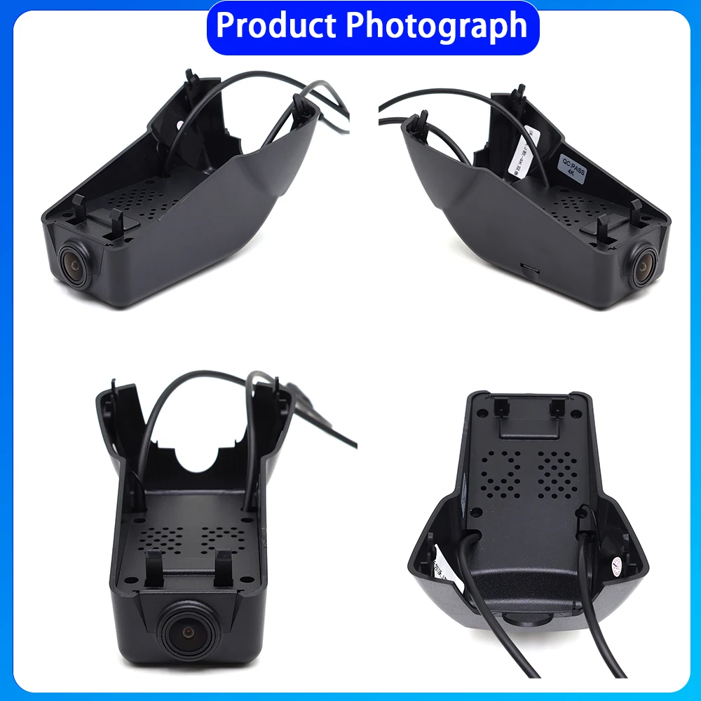 HighCam for Volvo XC40 EX40 EC40 Recharge Pure Electric 2021-2025 OEM 4K DVR Dash Cam Front Rear Camera WiFi Video Recorder