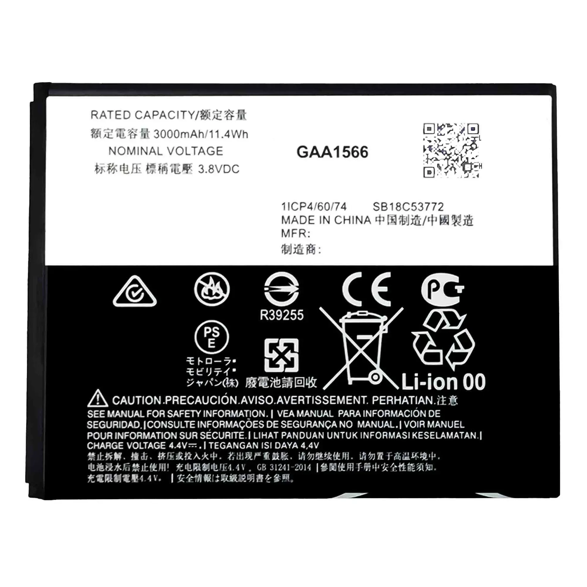 

High Quality Replacement Battery For Motorola Moto E6s e6 Plus KC40 Mobile Phone Large Capacity New Batteries