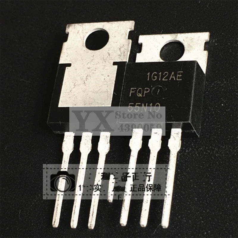 10-100PCS FQP55N10 55N10  100V 55A