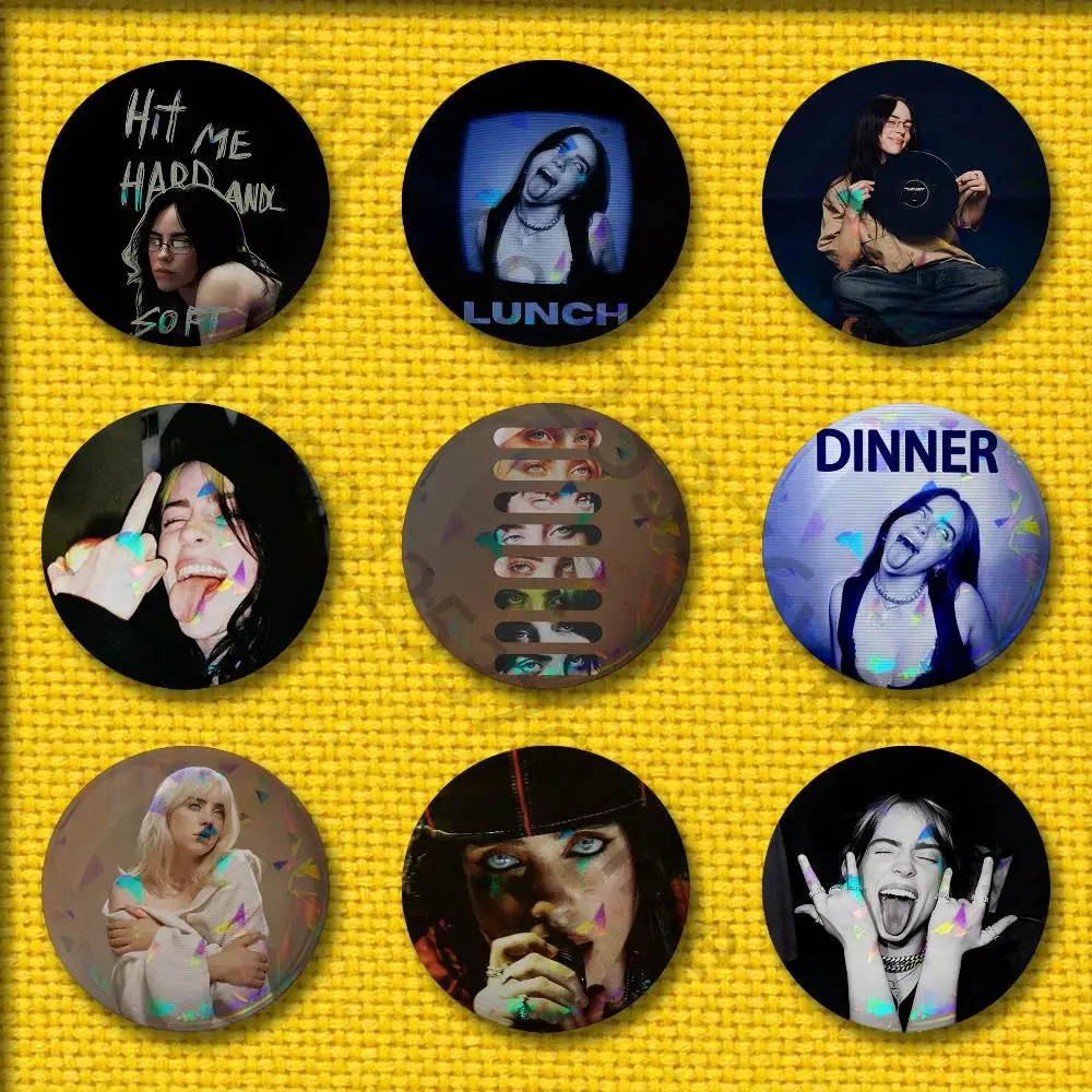 

B-BillieS Hit Me Hard and Soft Lunch Badges Badge 75mm 25mm 44mm 32mm 58mm Round Pin Brooch Souvenir Cosplay Gift Adornment