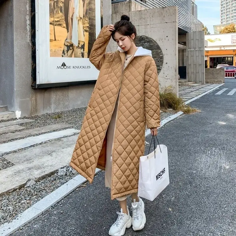 Long Puffer Jacket Women's Winter Down Jacket Winter Down Coats Hooded Long Jackets for Women Korean Woman Coat Padded Jacket