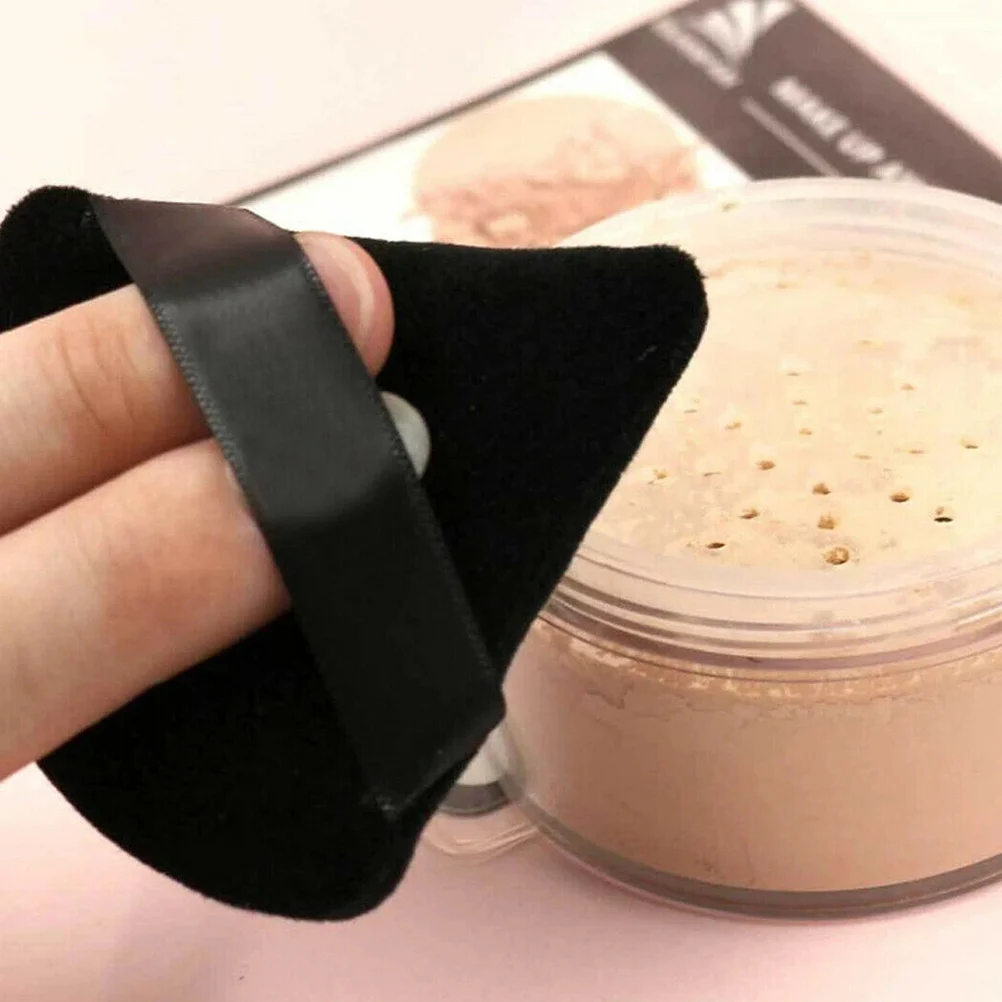 

10 Pcs Setting Powder Puff Facial Sponges Compact Makeup Pads Beauty for Talcum Loose
