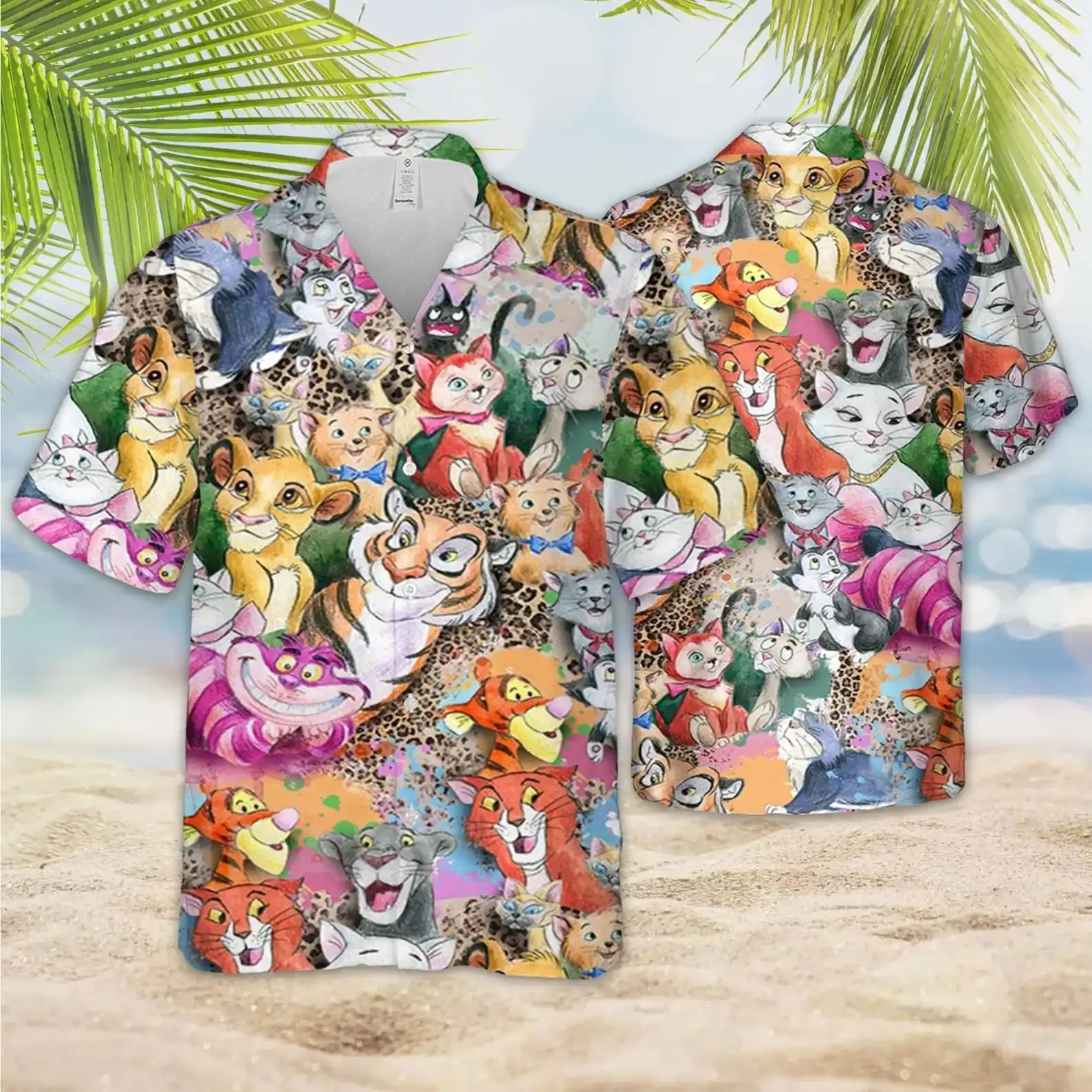 

Mickey Mouse Hawaiian Shirt Men Women Casual Button Short Sleeve Shirt Disney Family Hawaiian Shirt Fashion Beach Style Shirt