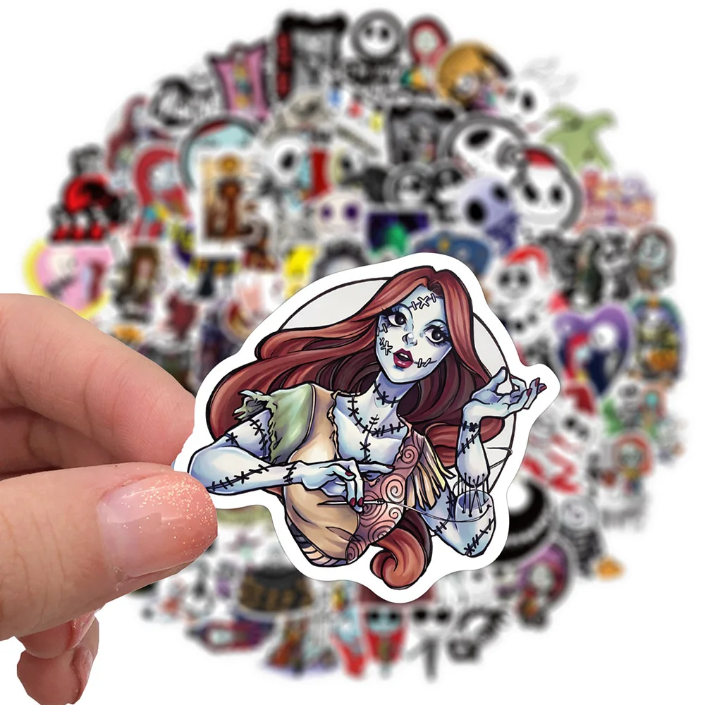 10/30/50/100PCS Disney Nightmare Vor Weihnachten Halloween Aufkleber DIY Tagebuch Laptop Gepäck Skateboard Graffiti decals Spaß