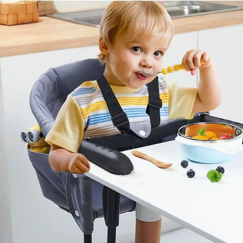 Children's Dining Chairs, Portable Dining Table Baby Chair for Eating ,Table Side Toddler Chair , Folding Baby Seat Chairs