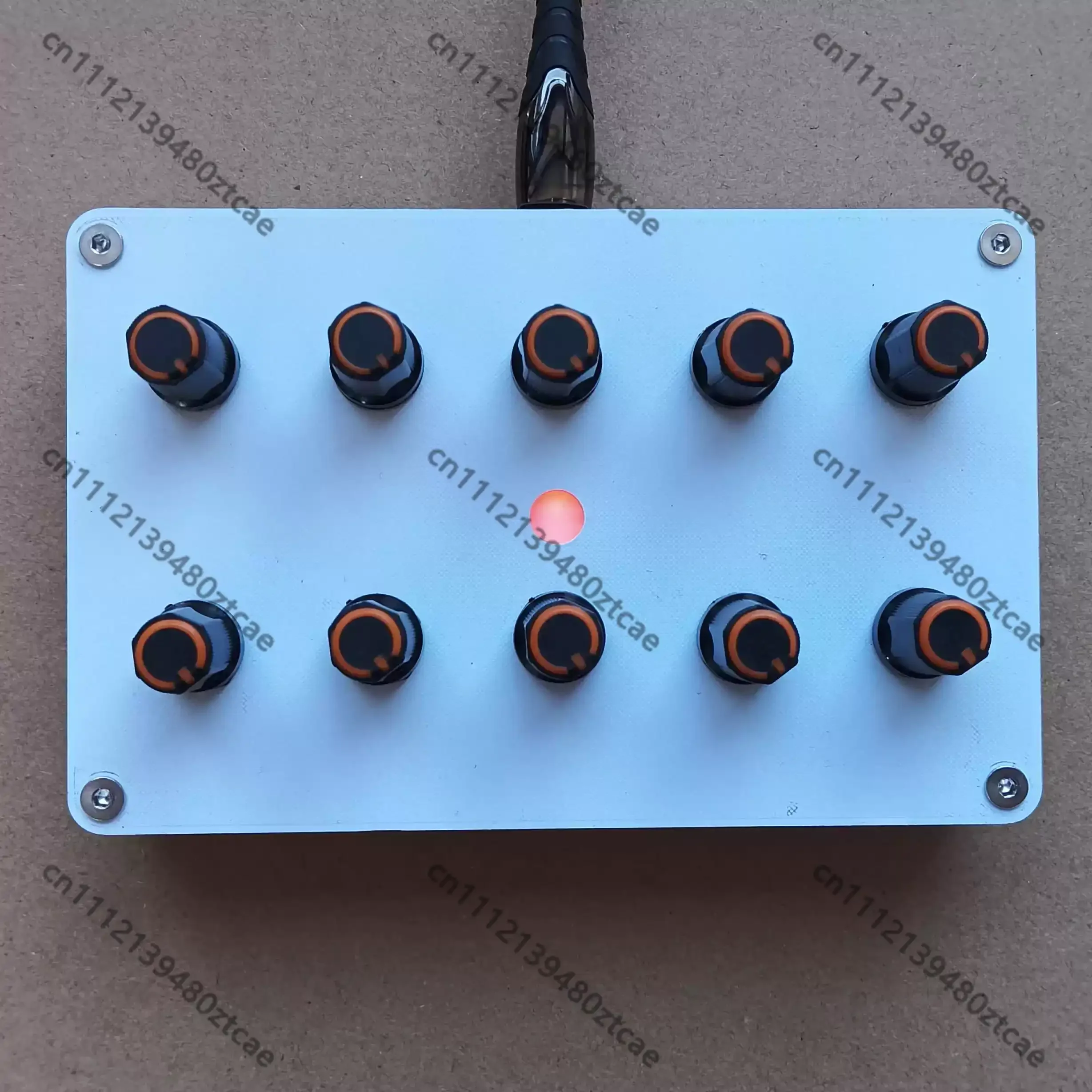 10 Knob Knobs, Custom CC Information Volume USB-C Interface Music Host Software MIDI Controller