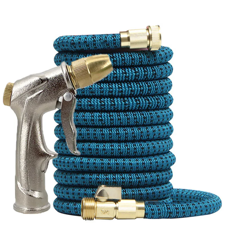 2026 High Pressure Expandable Garden Hose 3/4 Inch Magic Watering Device with Sprinkler Connector No Kinks for Outdoor Cleaning