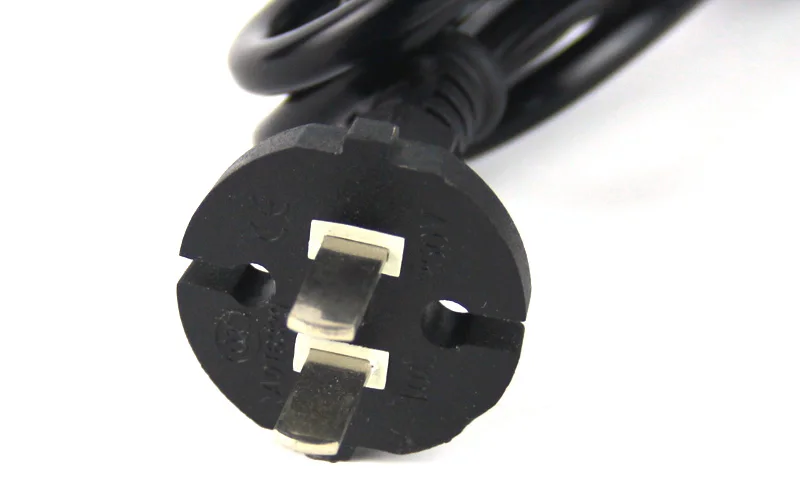1.5M CN Plug Power Wire Electrical Wire Power Cord AC DC Wire Black Power Supply Extension Cable For hair dryer