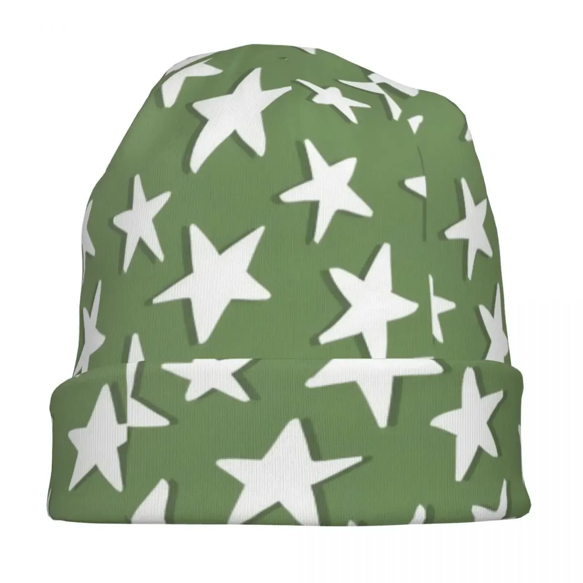 Cappelli con cofano per tutte le stagioni salvia e verde oliva Camouflage Stars tema cappelli con cofano cappelli per maglieria cappellini caldi Unisex retrò