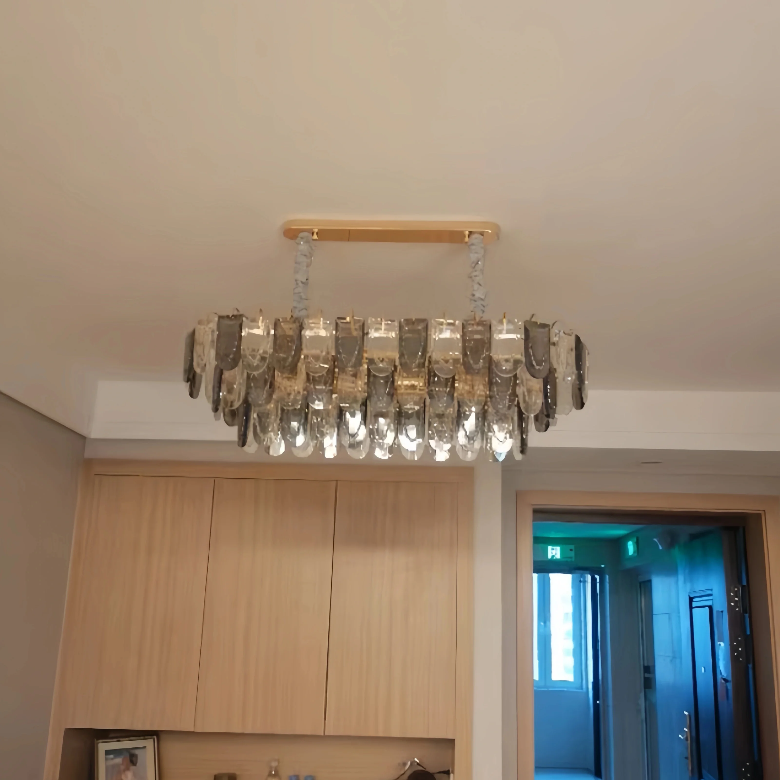 Living Room Crystal Chandelier Modern Luxury Grand And High-end Master Bedroom Light Luxurious And High-end Dining Room Lamp Led