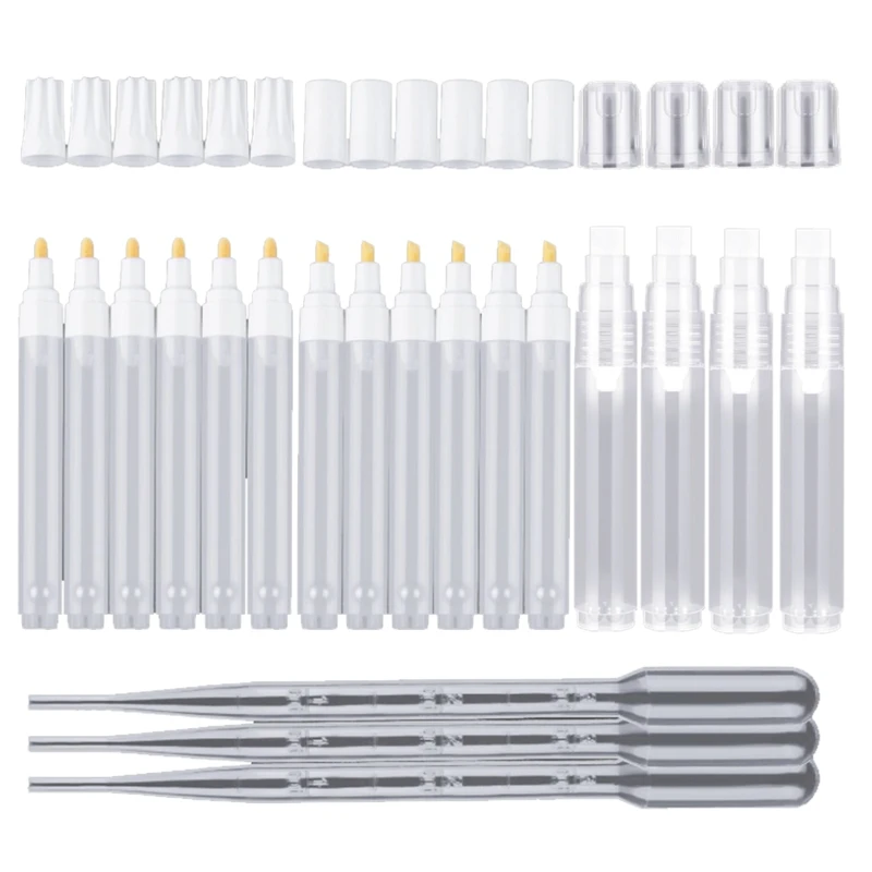 

Маркеры акриловые многоразовые Пустые, 3/15 мм, 16 шт.