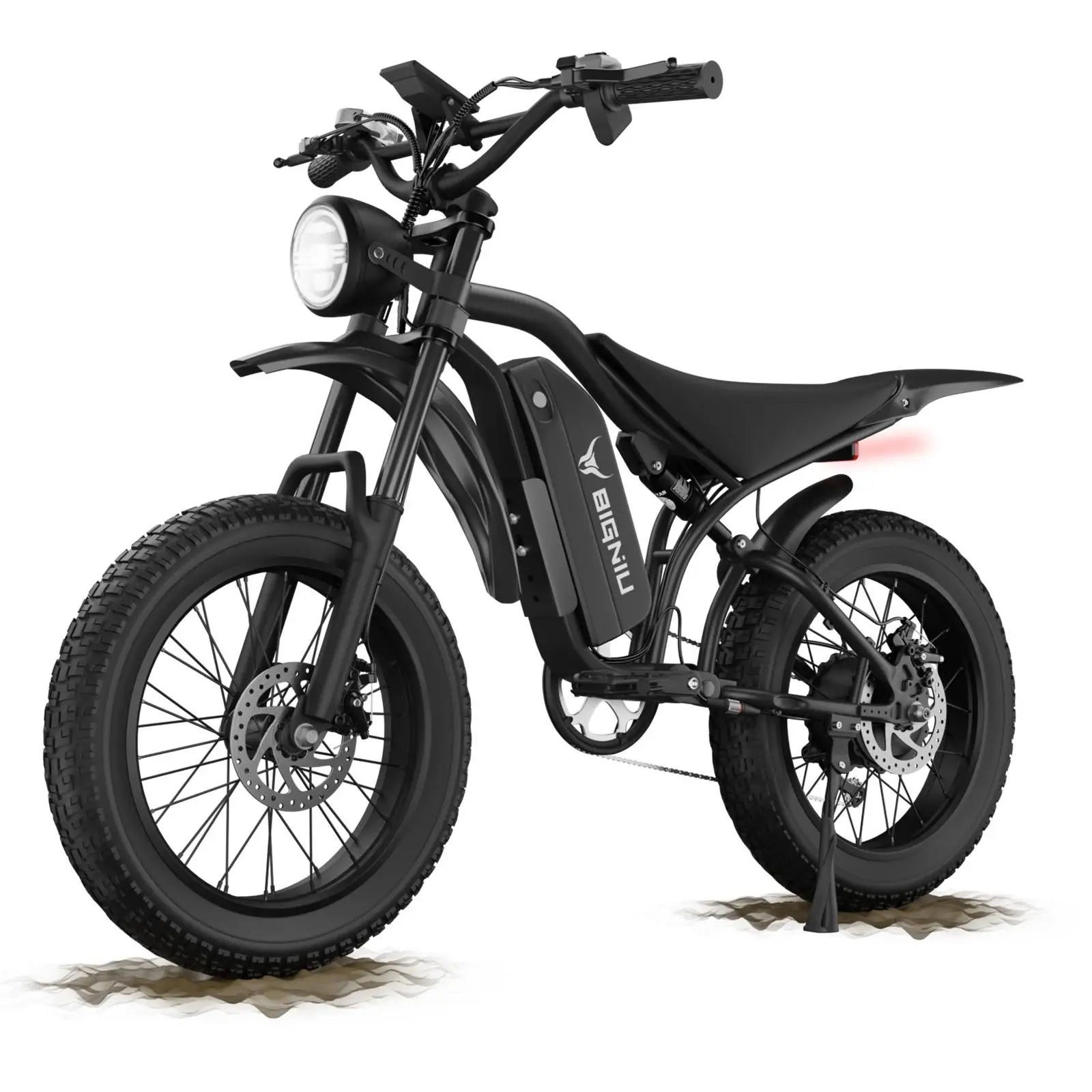 【BIGNIU】BG-S Electric Bike – Powerful Motor, Full Suspension, Long Range, All-Terrain eBike for Adults