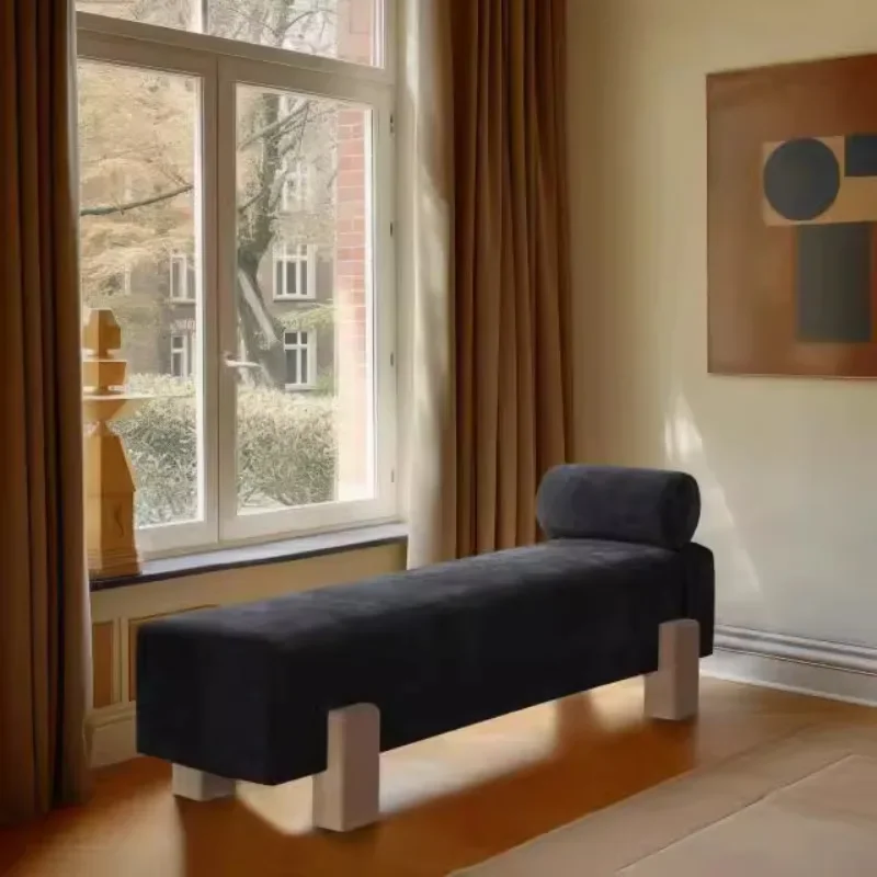 

Nordic Bench Seat Step Stool Vanity Chair Pouf Salon Floor Designer Hotel Unique Foot Stool Aesthetic Muebles Room Decorations