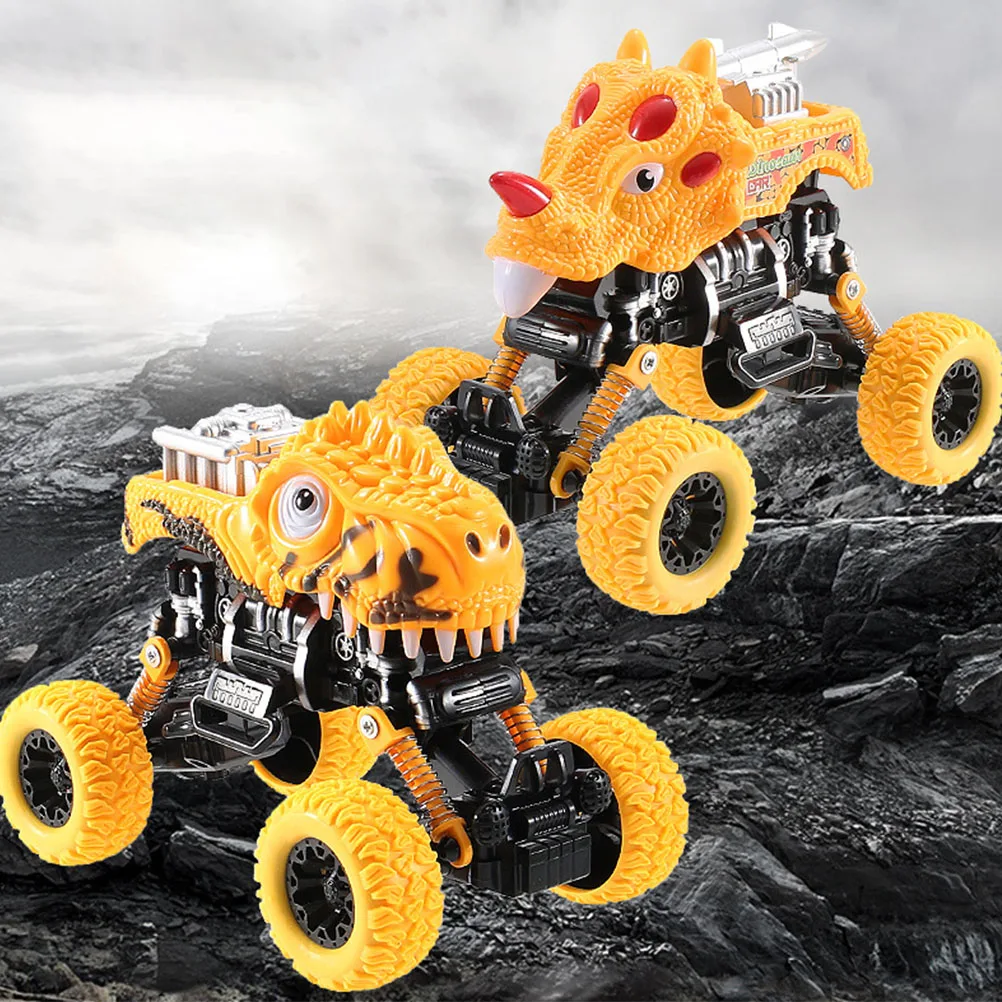 

Dinosaur Car Pull Back Friction Powered Vehicle Toys Pull-back Push and