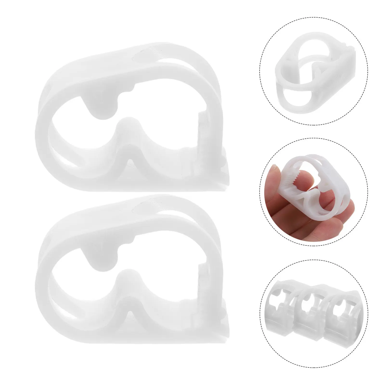 

5Pcs Compact Lab Water Tube Control Clamp Pom Stopper Clip for Flexible Hose Laboratory Chemical Experiments Beer