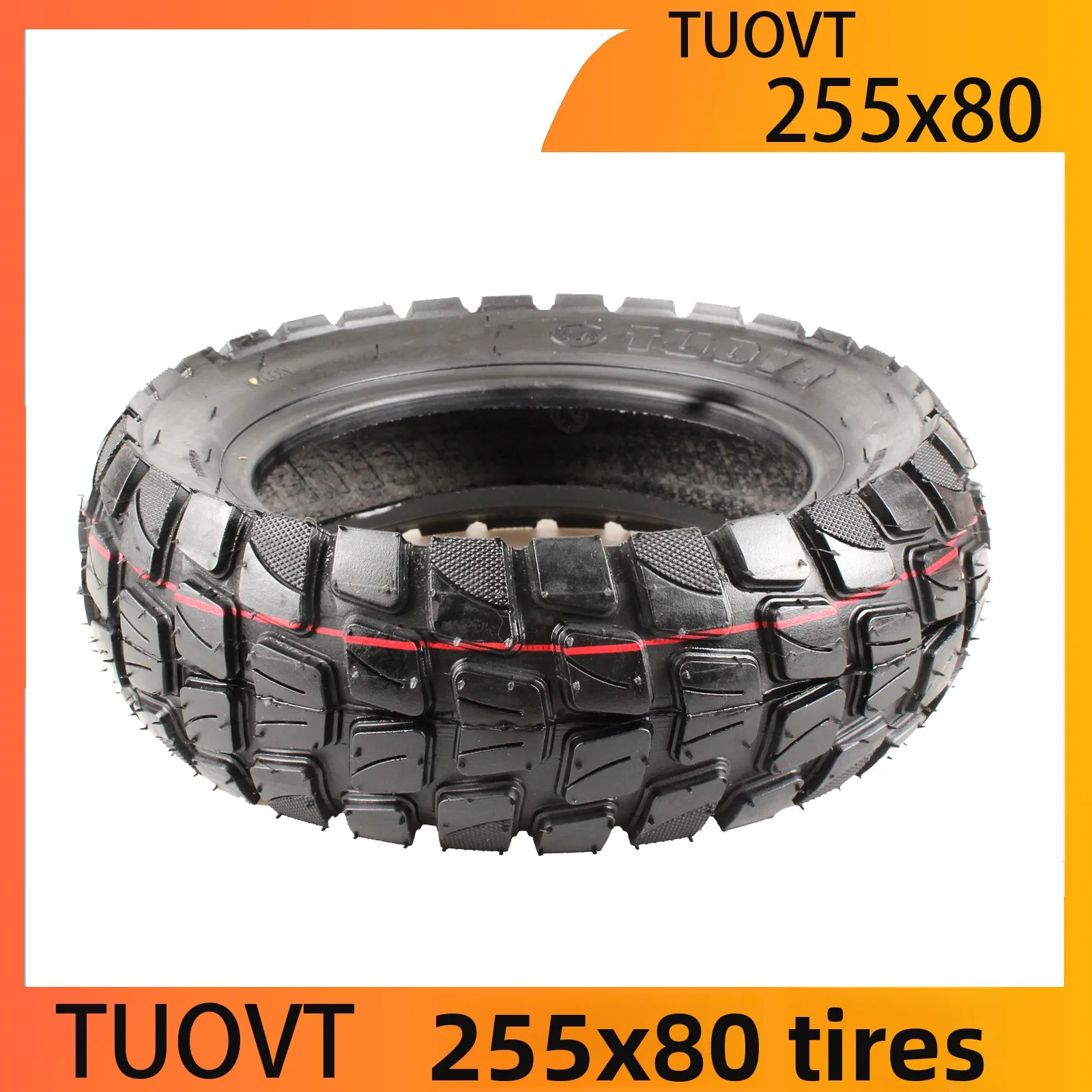 

Factory Direct Sales 255x80/80-65-6/10x3 Thickened Scooter Off-road Anti-slip Inner and Outer Tires TUOVT