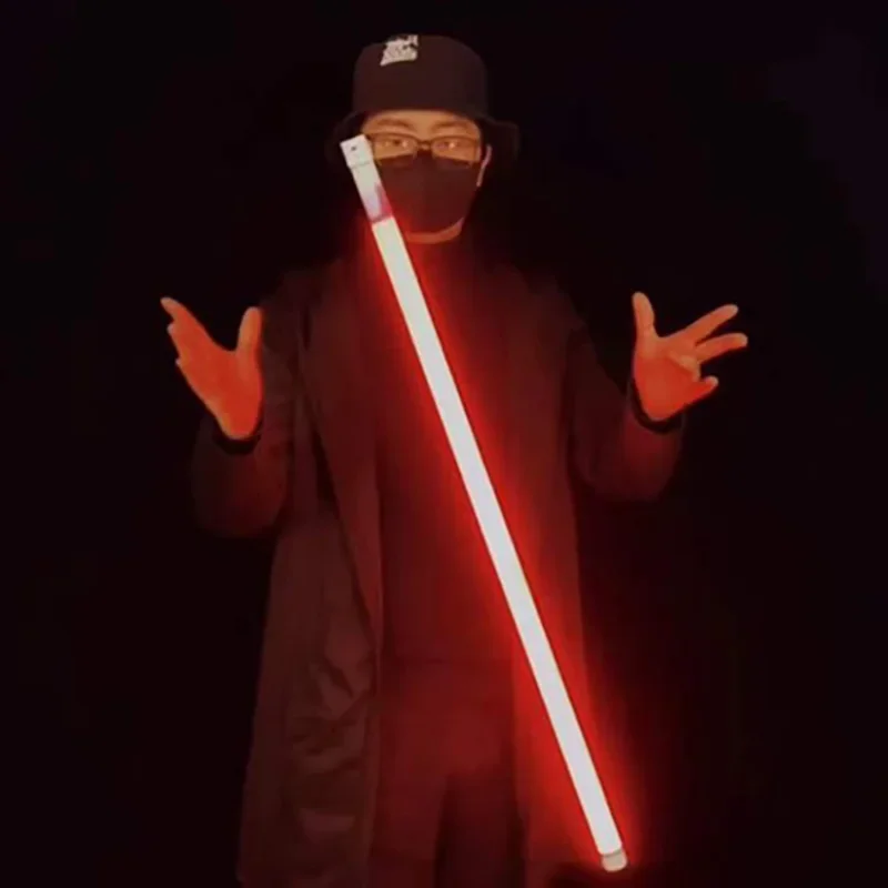 Canna da ballo a LED fluorescente Rosso Blu Trucco magico Bastone galleggiante Performance sul palco Illusione Prop per maghi professionisti