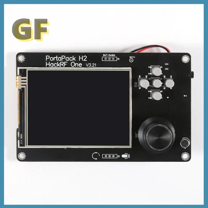 New Upgrade PORTAPACK H2 + TCXO + 3.2 inch Touch LCD Display +2000MAh Battery  For HACKRF ONE SDR