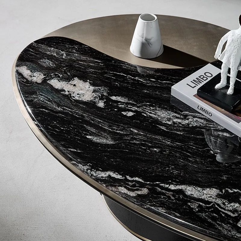 Japanese Floating Wood Coffee Table with Hidden Storage