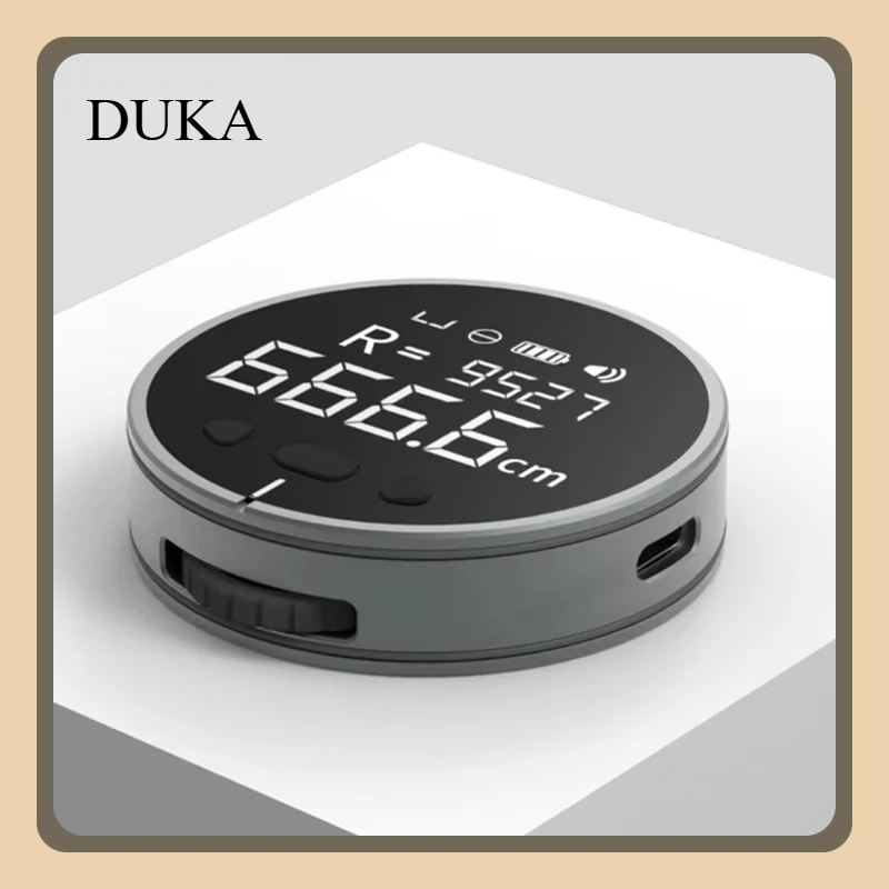 DUKA ATuMan Little Q Electric Ruler Distance Meter HD LCD Screen Measure Tools Rechargeable Tape Ruler