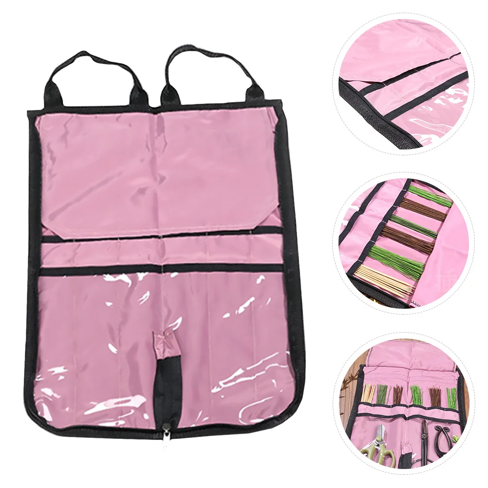 حقيبة تخزين أدوات تشكيلة الزهور، حقيبة متينة مقاومة للاهتراء للبستنة، حاوية تنظيم إيكيبانا، أداة زهور