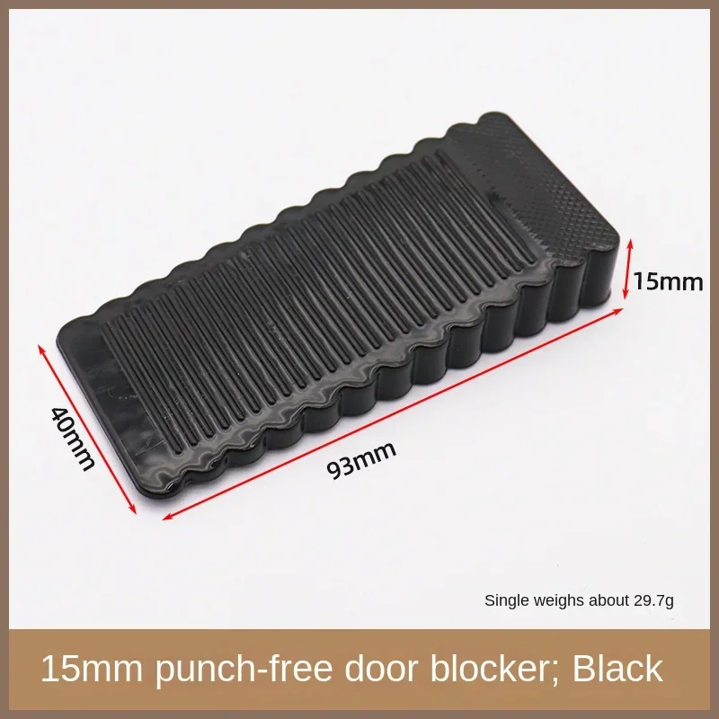 Sicherheit Silikon Tür Stop Block Keil Stop Tür Stopper Hause Büros Tür Hinten Retainer Schlag Stopper Gummi Stoppt Kein Bohrer