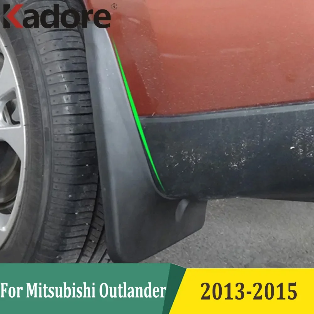 Car Mudguards For Mitsubishi Outlander 2013 2014 2015 Mudflaps Splash Guards Mud Fenders Flaps Dirt Guards Protector