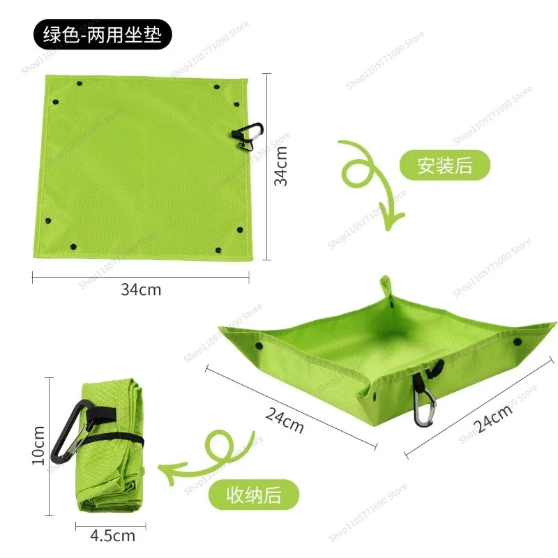 For Ultra-light Dual-purpose Folding Seat Cushion, Outdoor Moisture-proof, Can Change The Storage Tray in Seconds, Portable