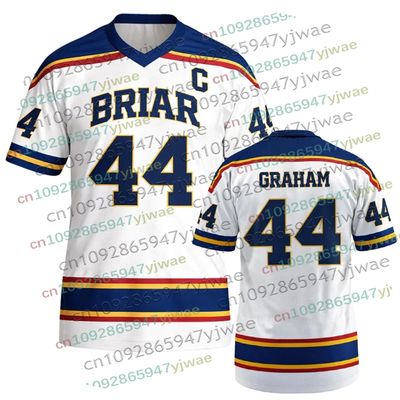 2026 Off Campus Briar University Jersey Graham 44 22 Di Laurentis 66 Tucker46 T-Shirts Women Men's Hockey Jersey Name Tag Tees image 3