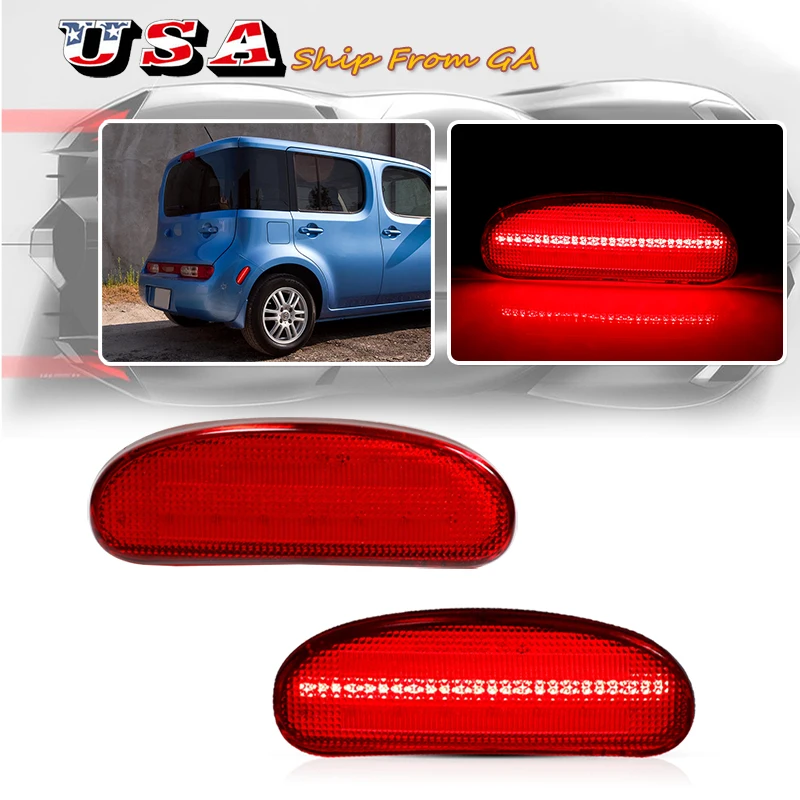 For NISSAN CUBE Rear Side Marker Light Assemblies Driving Lights/Parking Lights 26190-1FC0A; 26195-1FC0A 2009-2014