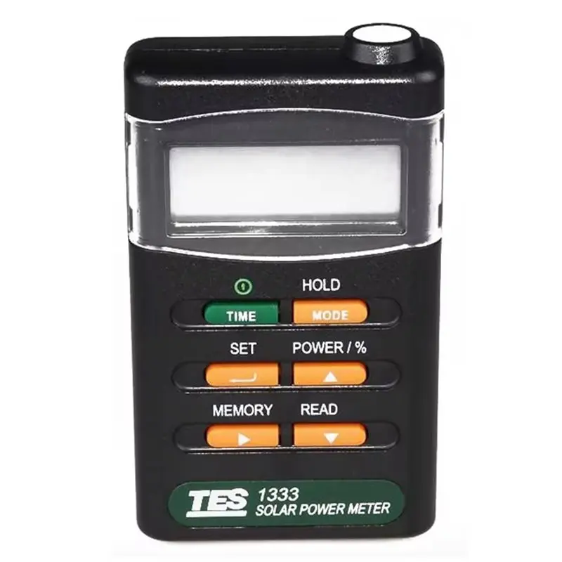 GTBL TES-1333 TES1333 Detektor Radiasi Digital Meteran Penguji Energi Sel Surya Meteran Tenaga Surya Baru