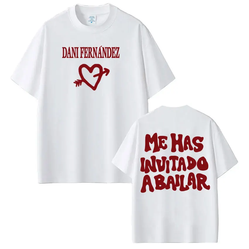 Rapper Dani Fernandez Fashion Graphics Tees Herren Damen Hochwertige T-Shirts Sommer Baumwolle Lässige Oversize-T-Shirts Fan-Geschenke – Detail 3