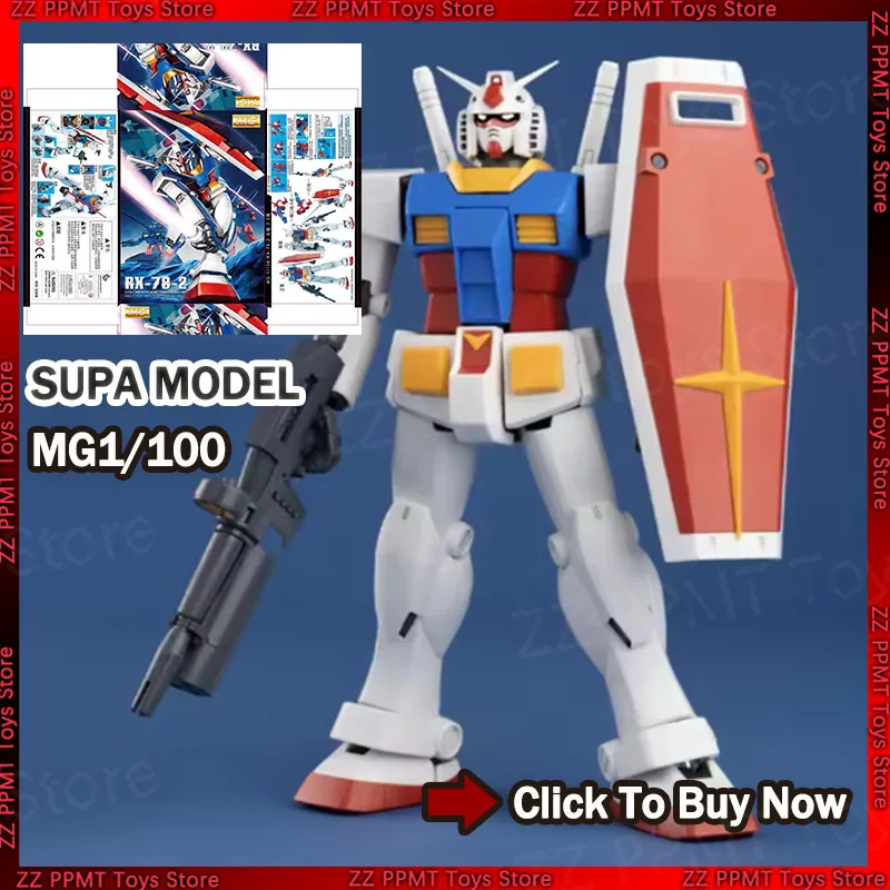 

Новая модель SUPA MG 2.0 1/100 RX-78-2 3306, набор для сборки, пластиковый каркас, аниме-фигурка, робот, пластиковая модель, игрушка.