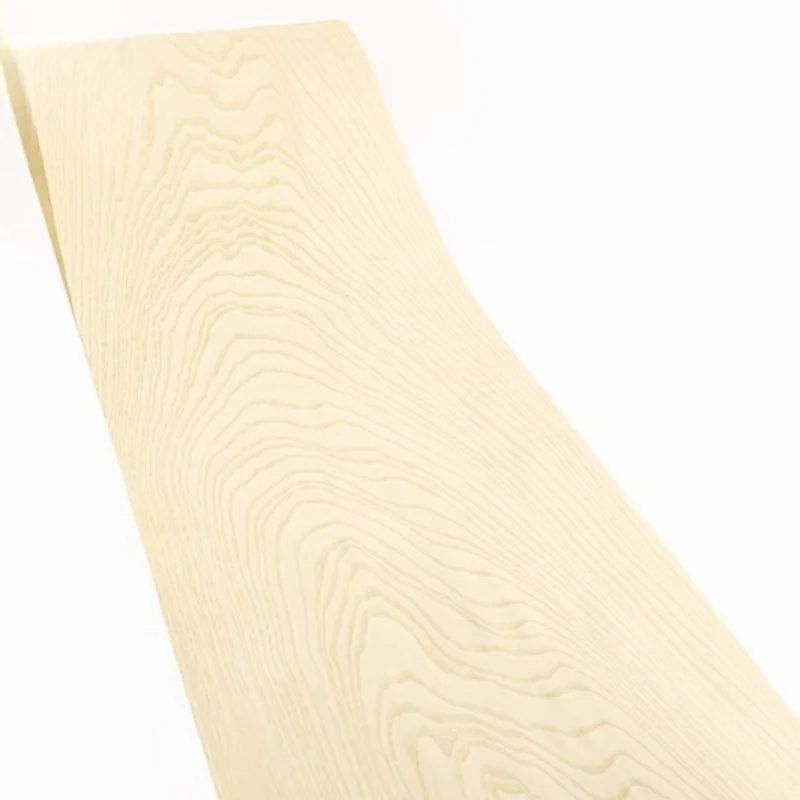 Natural rotary cut white-pinned pattern solid wood veneer decoration renovation hotel furniture L: 2.5Meters W: 30mm T: 0.3mm