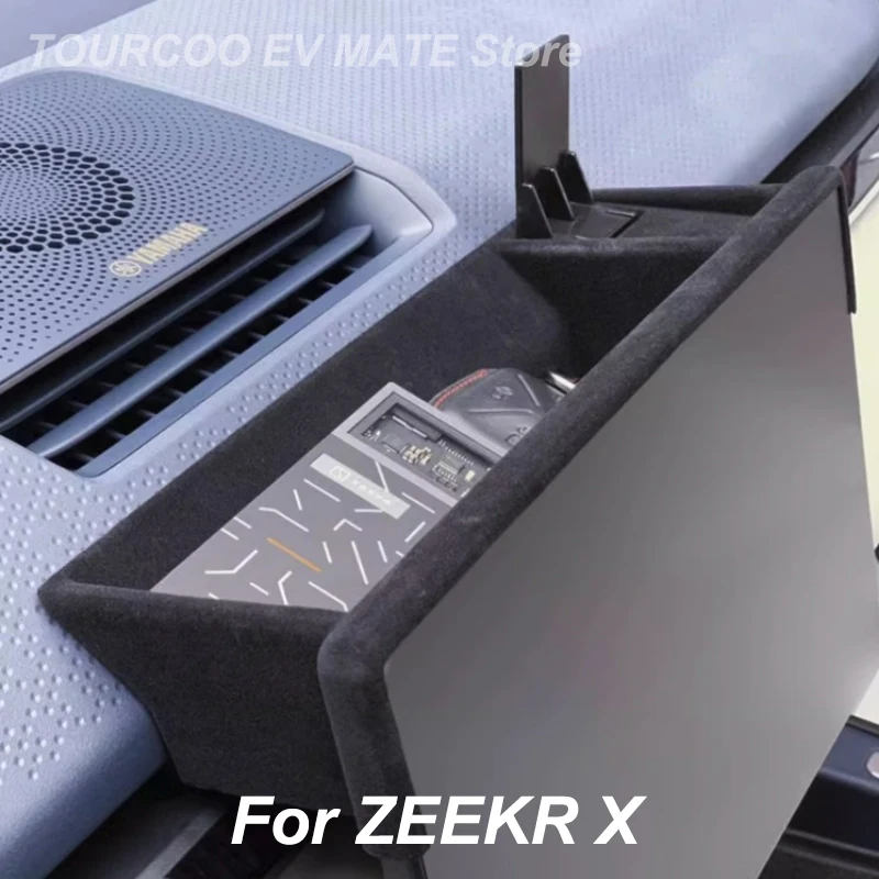 

Для ZEEKR X подвесной ящик для хранения на приборной панели, держатель для солнцезащитных очков для хранения ключей, автоматические модифицированные аксессуары