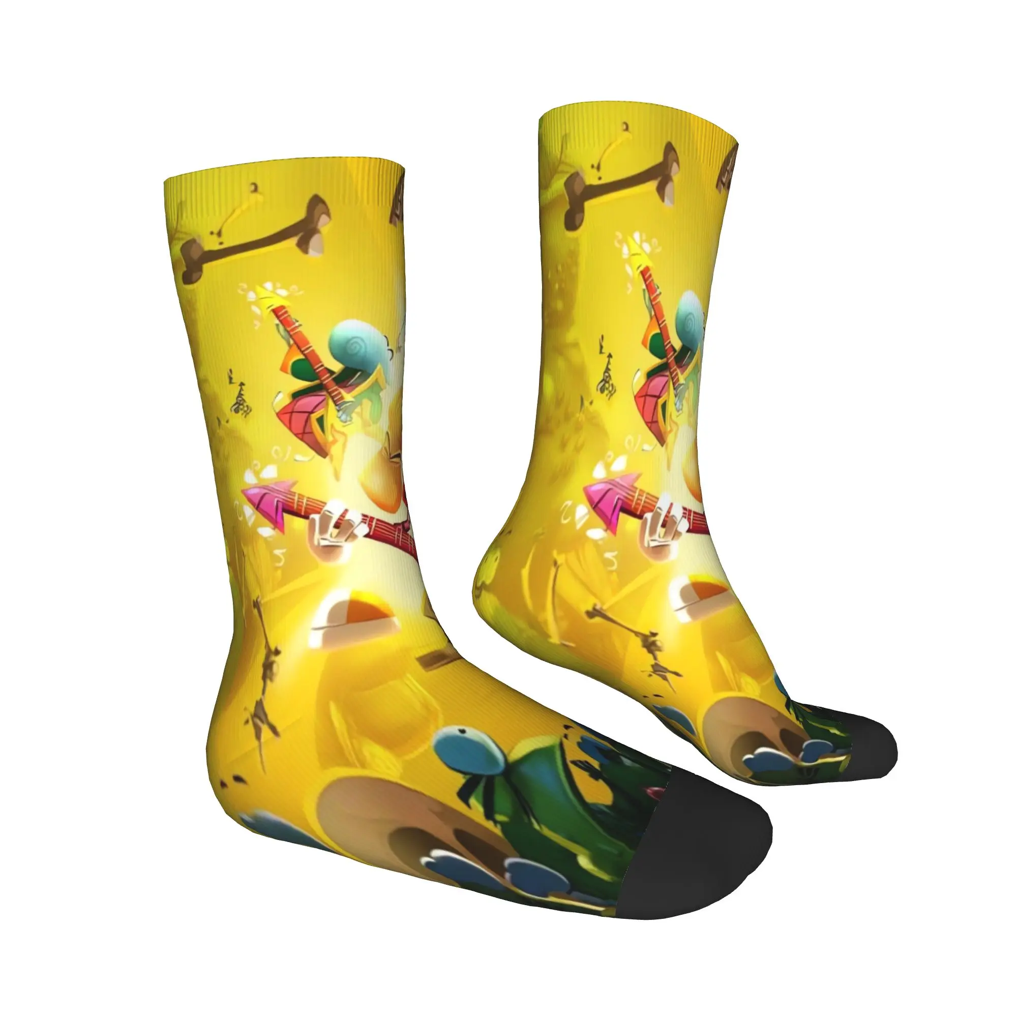 Couple Socks Cartoon Games Rayman Legends  Stockings Non Slip Breathable Socks Winter Harajuku Graphic Climbing Socks