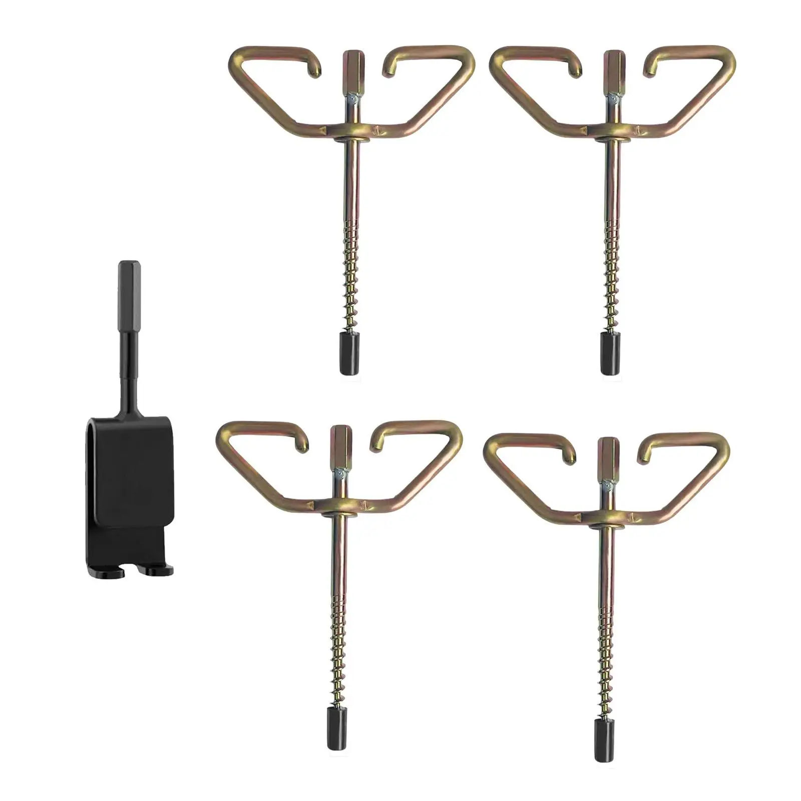 

4x Ice Fishing Anchors Ice Anchor Tool Ice House Accessories Shelter Anchor